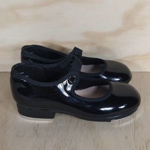 Capezio - Tap Shoes - Black Patent -  Kid´s Toddler Size 8